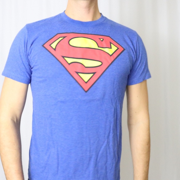 Men's superman T-shirt medium -A0 - Picture 1 of 4